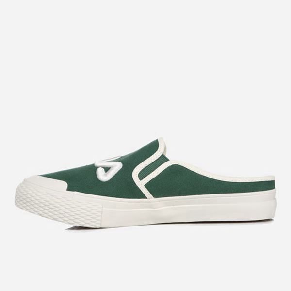 Zapatos Bajos Fila Mujer Verde - Classic Kicks B Mule - España 784263QRJ